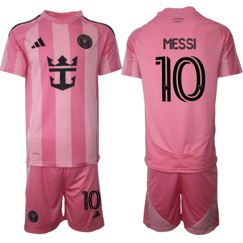Men 2025-2026 Club Inter Milan CF home Pink 10 Soccer Jersey